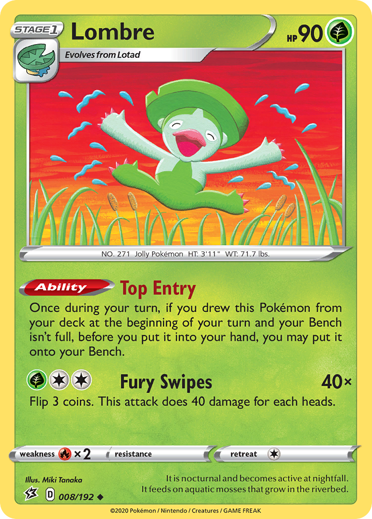 Lombre (008/192) [Sword & Shield: Rebel Clash] | Card Merchant Takapuna