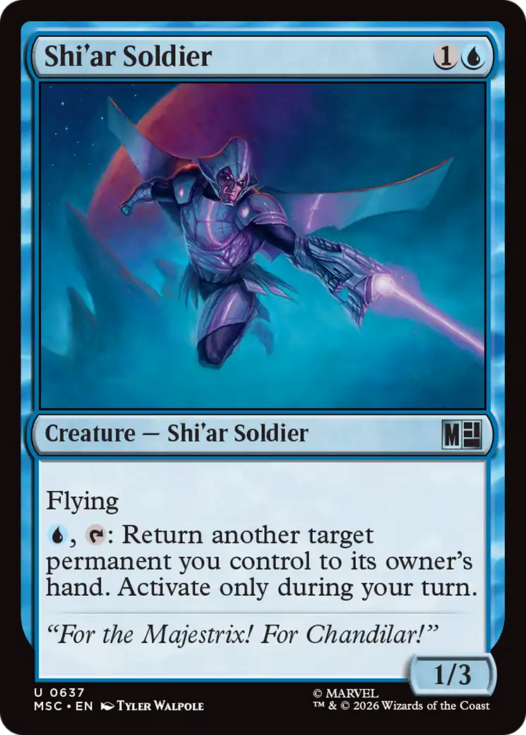 Shi'ar Soldier [Marvel Super Heroes Commander] | Card Merchant Takapuna