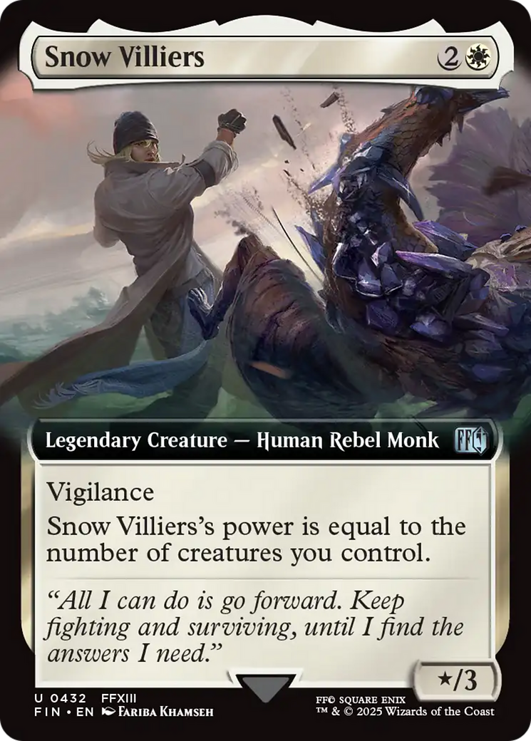 Snow Villiers (Extended Art) [FINAL FANTASY] | Card Merchant Takapuna
