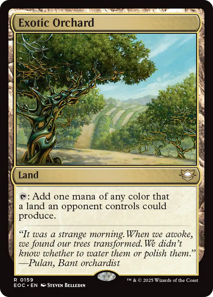 Exotic Orchard [Edge of Eternities Commander] | Card Merchant Takapuna