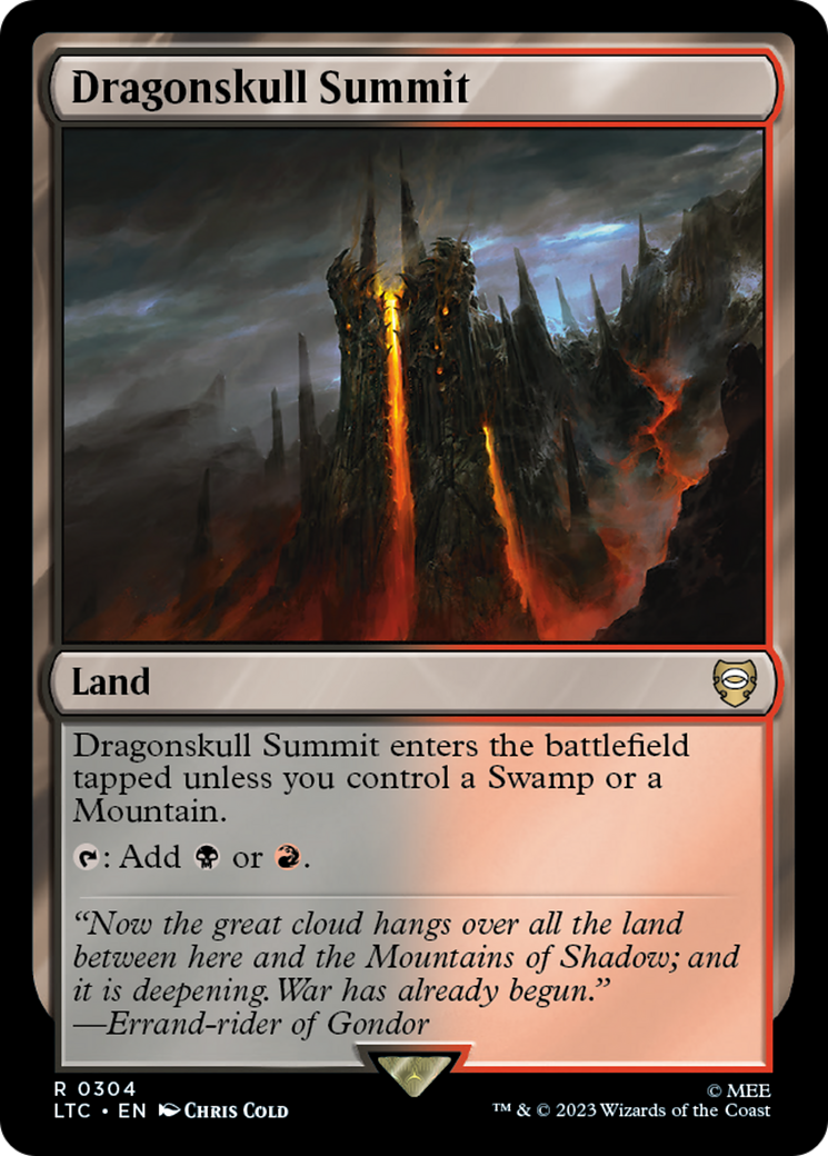 Dragonskull Summit [The Lord of the Rings: Tales of Middle-Earth Commander] | Card Merchant Takapuna