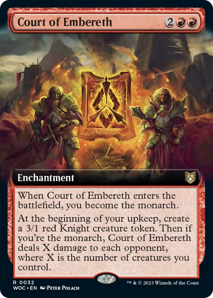 Court of Embereth (Extended Art) [Wilds of Eldraine Commander] | Card Merchant Takapuna