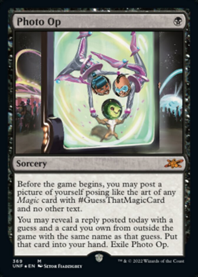 Photo Op (Galaxy Foil) [Unfinity] | Card Merchant Takapuna