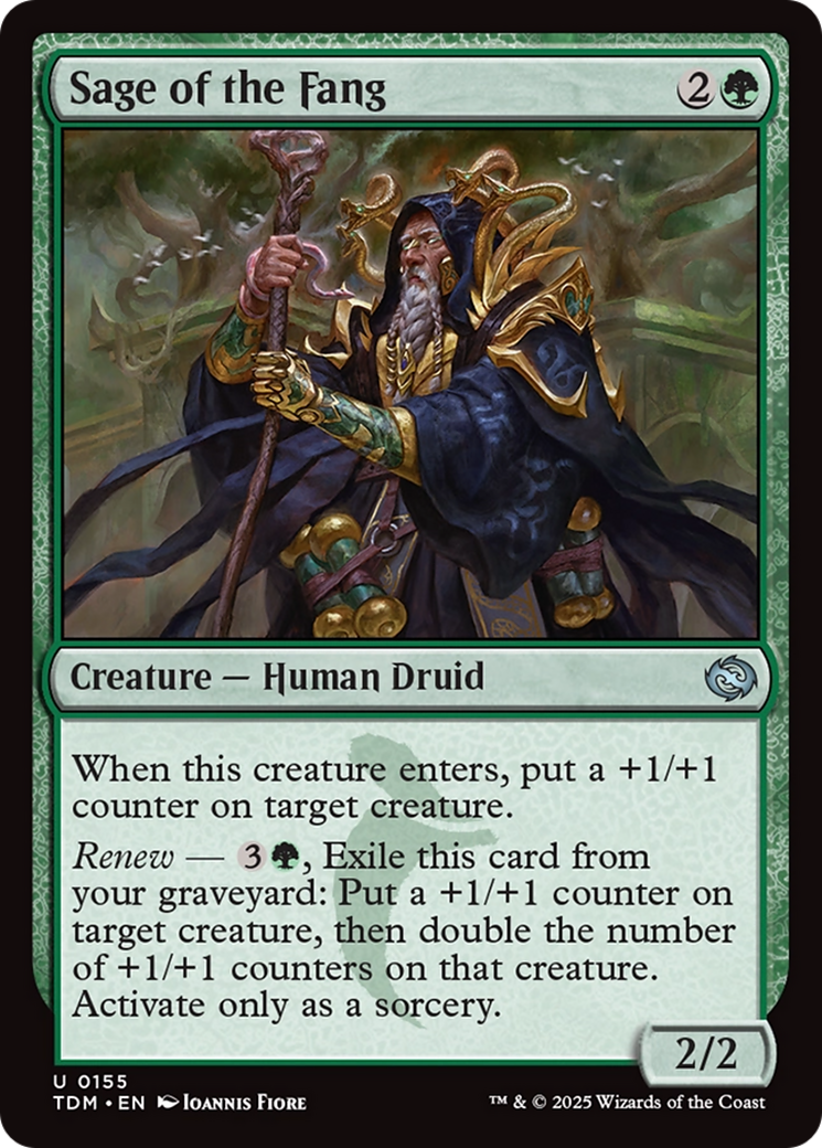 Sage of the Fang [Tarkir: Dragonstorm] | Card Merchant Takapuna