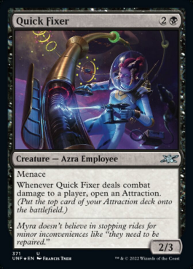 Quick Fixer (Galaxy Foil) [Unfinity] | Card Merchant Takapuna