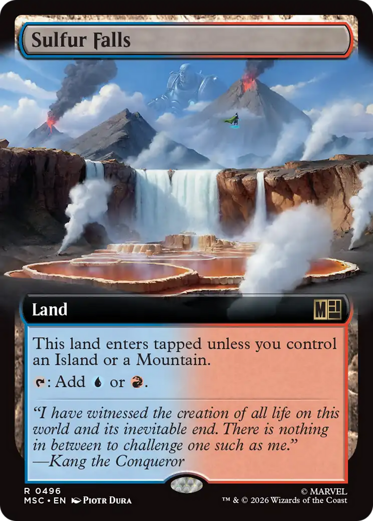 Sulfur Falls (Extended Art) [Marvel Super Heroes Commander] | Card Merchant Takapuna