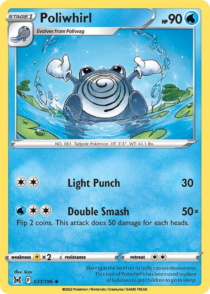 Poliwhirl (031/196) [Sword & Shield: Lost Origin] | Card Merchant Takapuna