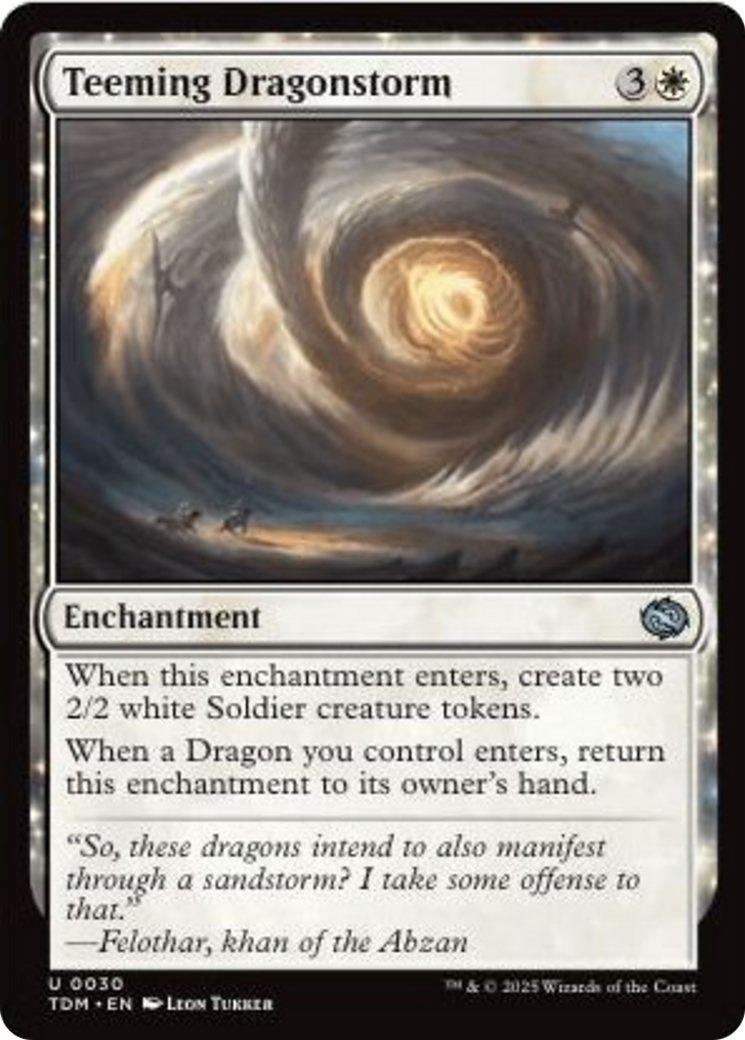 Teeming Dragonstorm [Tarkir: Dragonstorm] | Card Merchant Takapuna