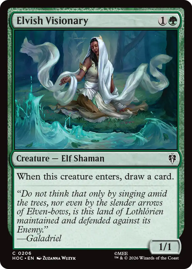 Elvish Visionary [The Hobbit: Eternal-Legal] | Card Merchant Takapuna
