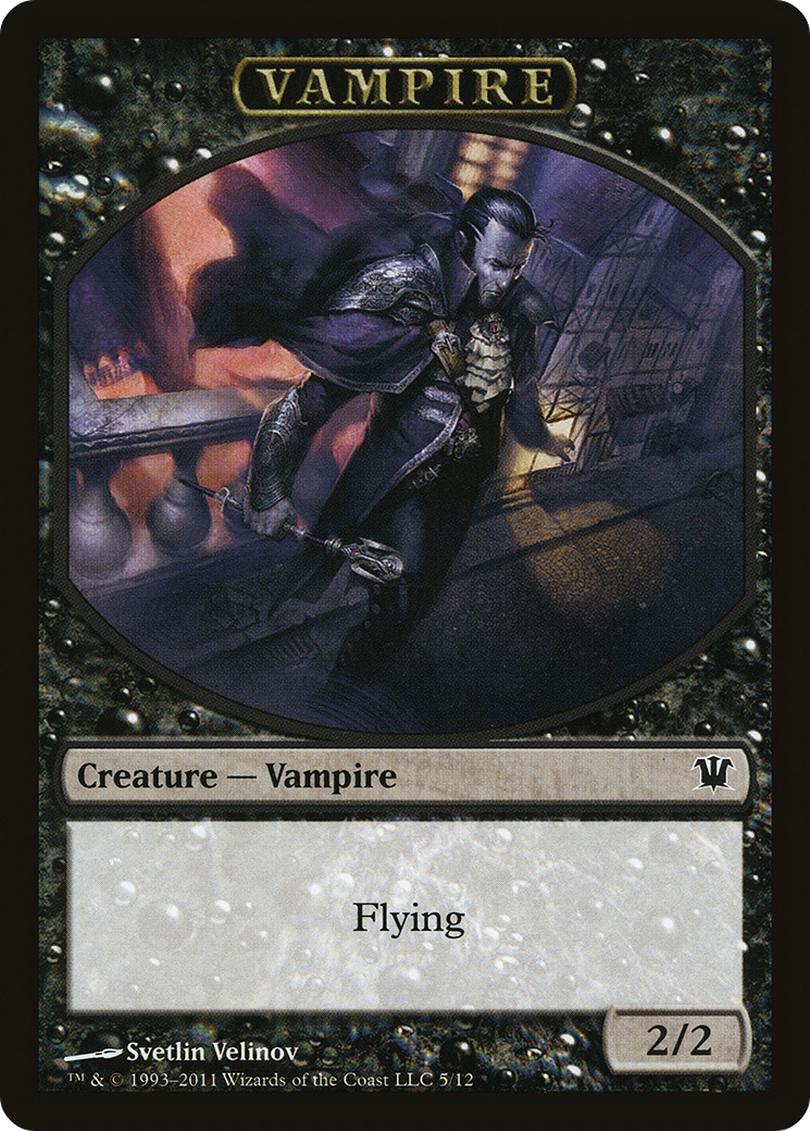 Vampire (0007) // Vampire (0008) Double-Sided Token [Innistrad Remastered Tokens] | Card Merchant Takapuna