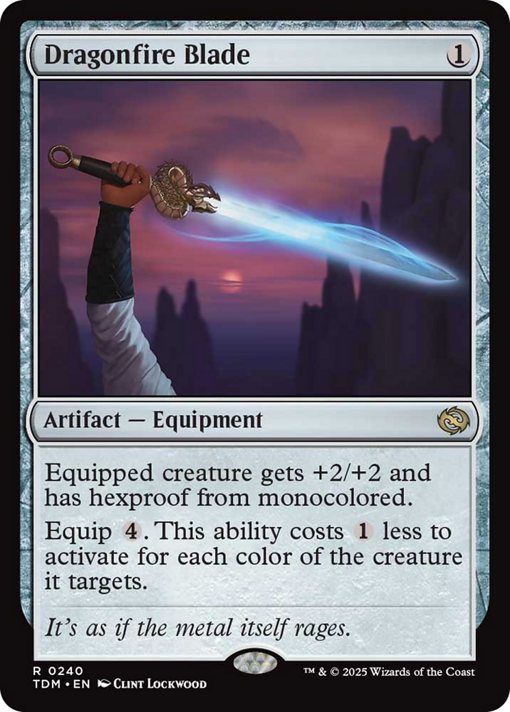 Dragonfire Blade [Tarkir: Dragonstorm] | Card Merchant Takapuna