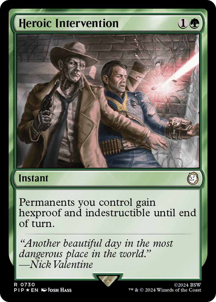 Heroic Intervention (Surge Foil) [Fallout] | Card Merchant Takapuna