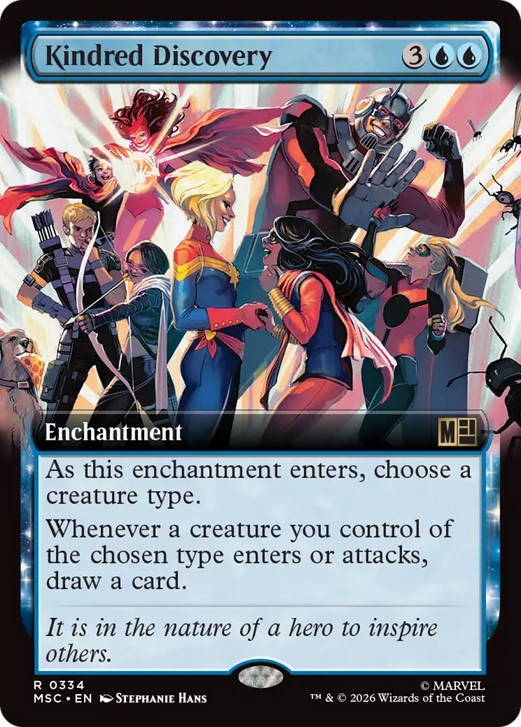 Kindred Discovery (Extended Art) [Marvel Super Heroes Commander] | Card Merchant Takapuna