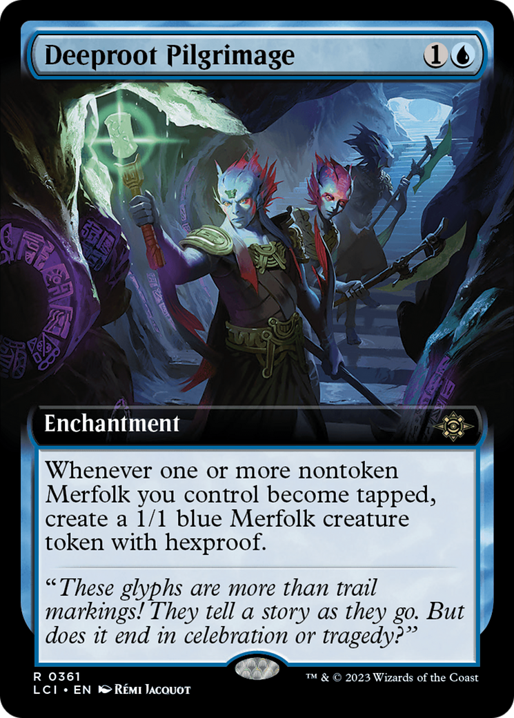 Deeproot Pilgrimage (Extended Art) [The Lost Caverns of Ixalan] | Card Merchant Takapuna