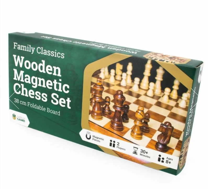 LPG Classics Wooden Magnetic Chess Set 38 cm