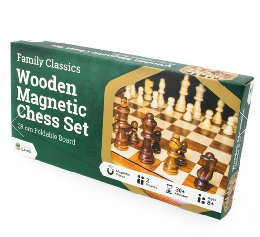 LPG Classics Wooden Magnetic Chess Set 38 cm