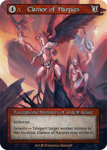 Clamor of Harpies - Beta | Card Merchant Takapuna