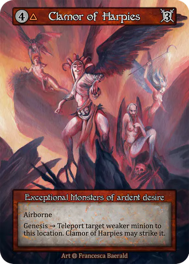 Clamor of Harpies - Beta (Foil) | Card Merchant Takapuna