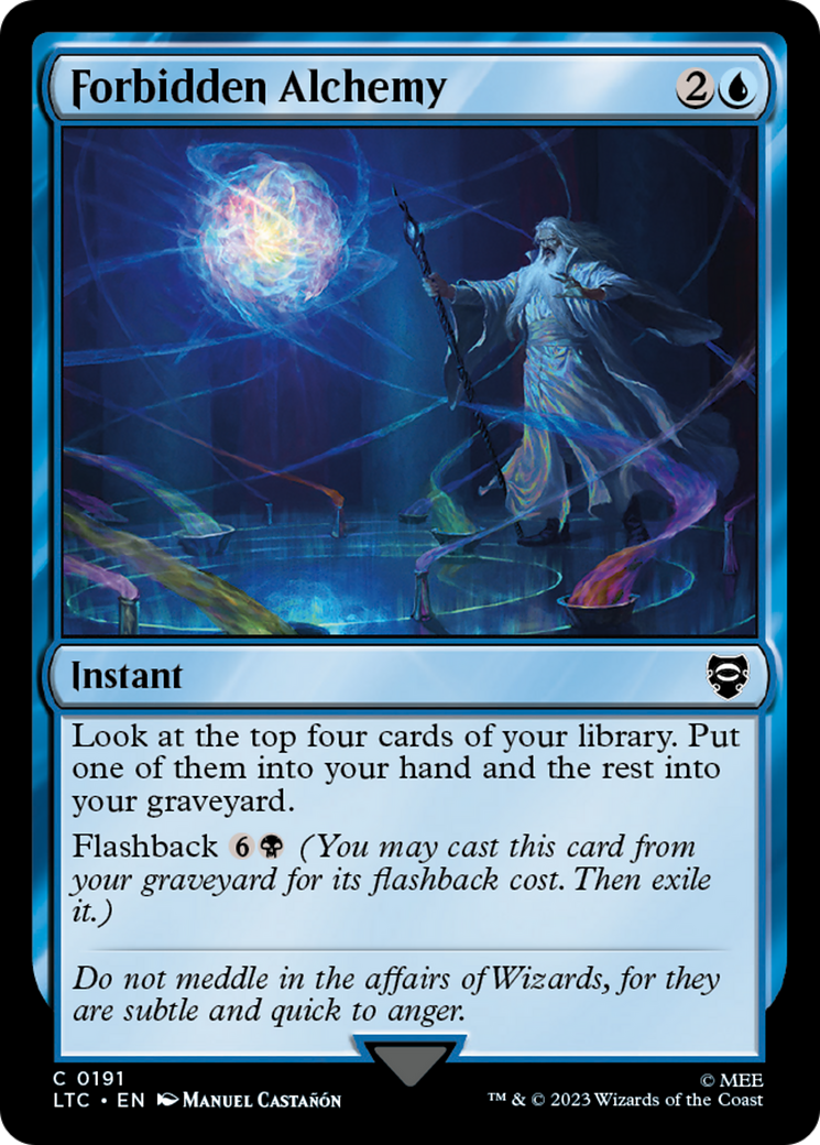 Forbidden Alchemy [The Lord of the Rings: Tales of Middle-Earth Commander] | Card Merchant Takapuna