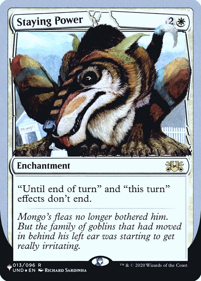 Staying Power (Unfinity Foil Edition) [The List] | Card Merchant Takapuna