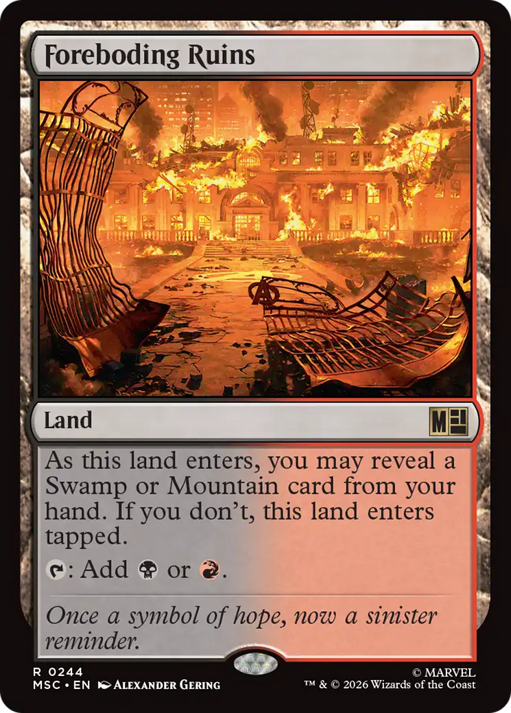 Foreboding Ruins [Marvel Super Heroes Commander] | Card Merchant Takapuna
