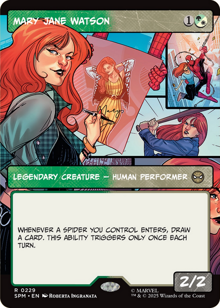 Mary Jane Watson (Borderless) [Marvel's Spider-Man] | Card Merchant Takapuna