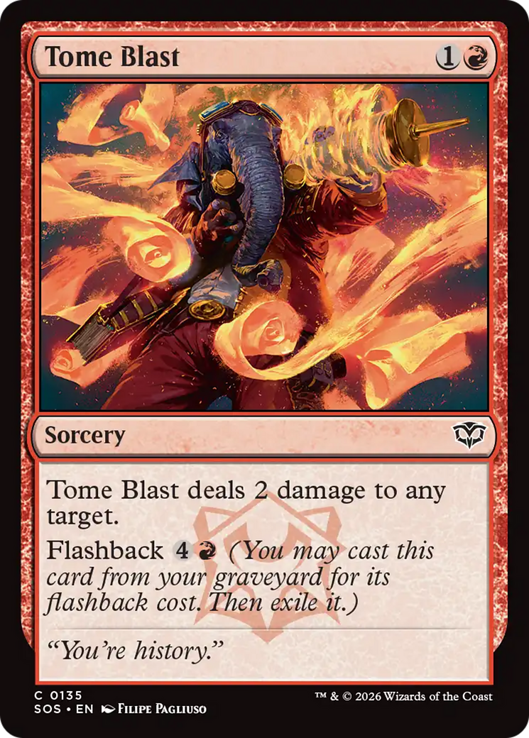 Tome Blast [Secrets of Strixhaven] | Card Merchant Takapuna