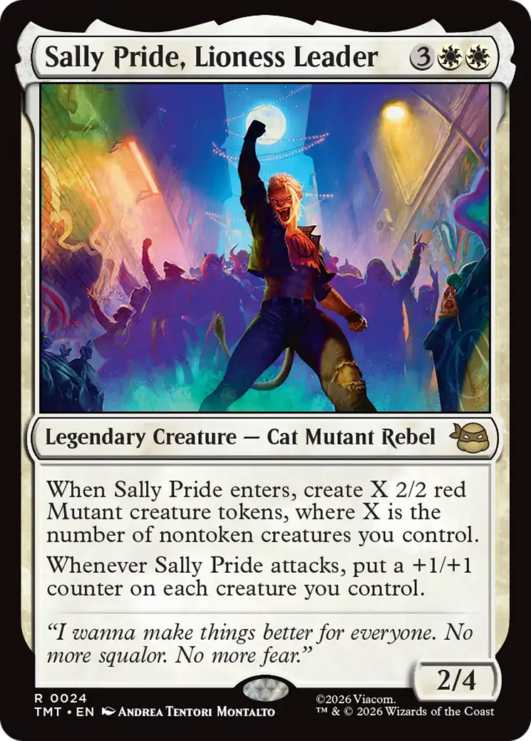 Sally Pride, Lioness Leader [Teenage Mutant Ninja Turtles] | Card Merchant Takapuna