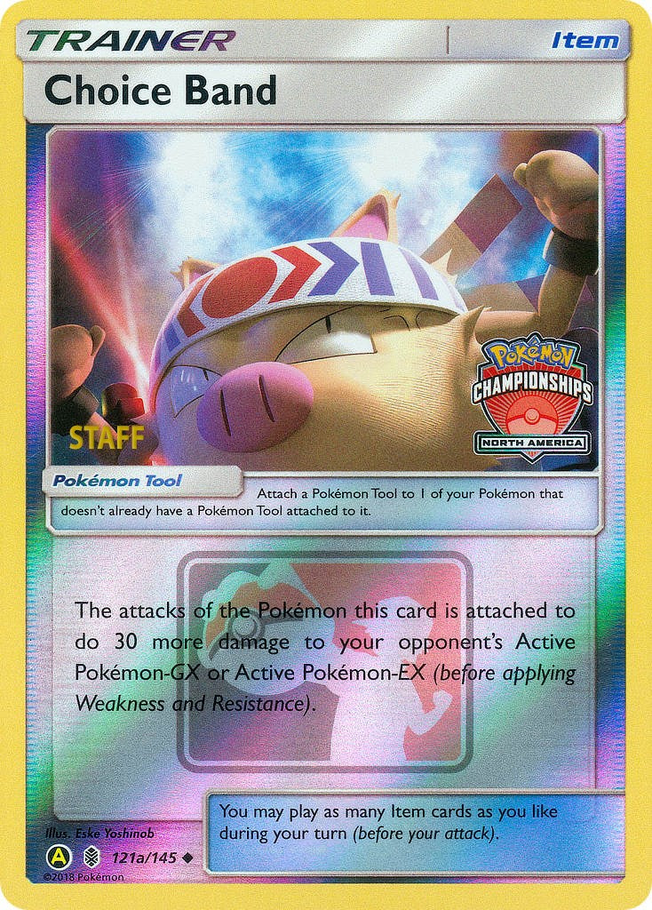 Choice Band (121a/145) (North America Championships Staff) [Sun & Moon: Guardians Rising] | Card Merchant Takapuna