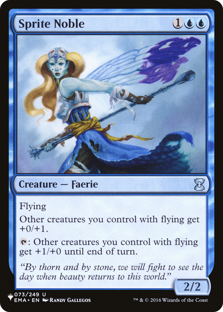 Sprite Noble [The List] | Card Merchant Takapuna