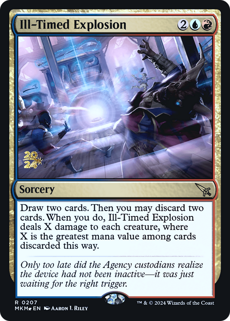 Ill-Timed Explosion [Murders at Karlov Manor Prerelease Promos] | Card Merchant Takapuna