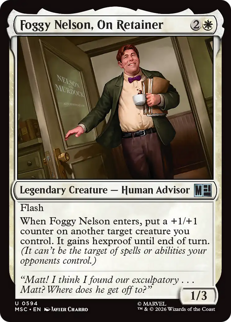 Foggy Nelson, On Retainer [Marvel Super Heroes Commander] | Card Merchant Takapuna