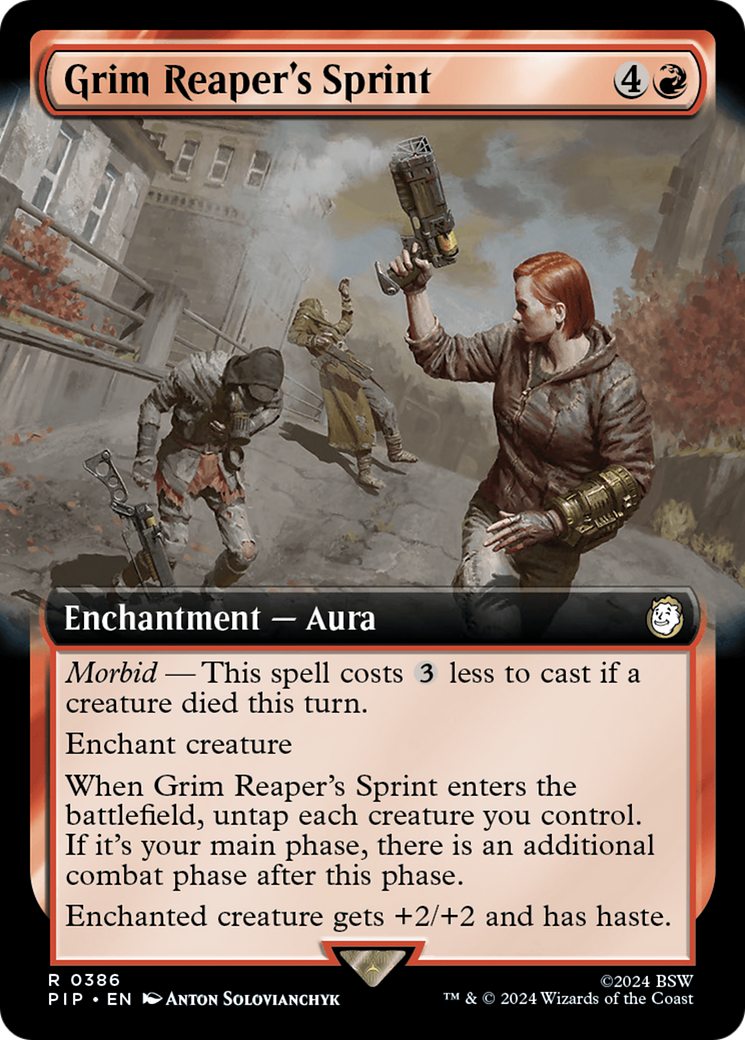Grim Reaper's Sprint (Extended Art) [Fallout] | Card Merchant Takapuna