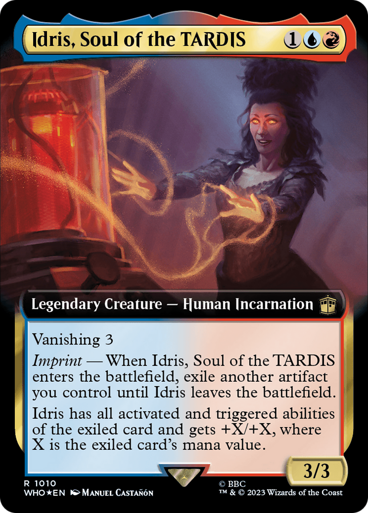 Idris, Soul of the TARDIS (Extended Art) (Surge Foil) [Doctor Who] | Card Merchant Takapuna