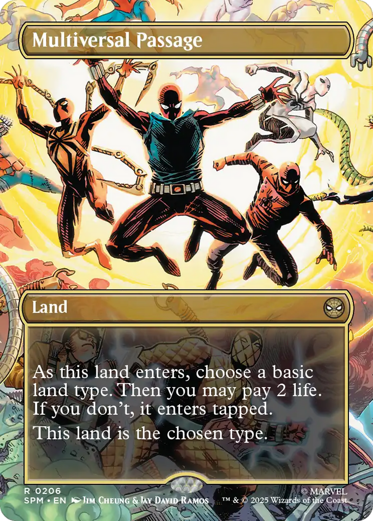 Multiversal Passage (Borderless) [Marvel's Spider-Man] | Card Merchant Takapuna