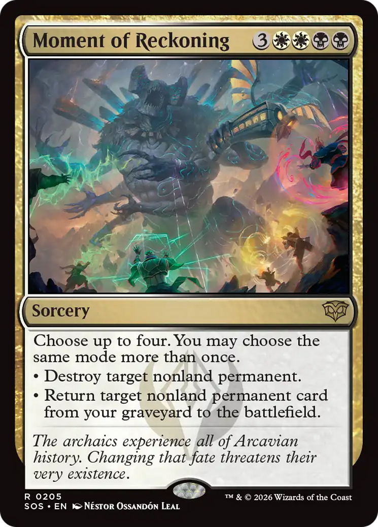 Moment of Reckoning [Secrets of Strixhaven] | Card Merchant Takapuna