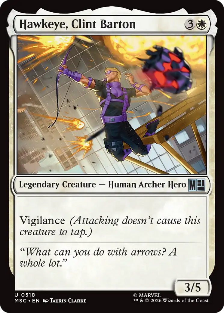 Hawkeye, Clint Barton (0518) [Marvel Super Heroes Commander] | Card Merchant Takapuna
