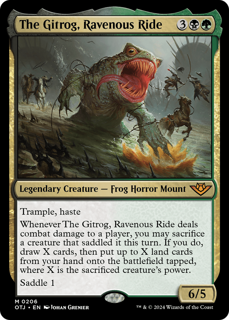 The Gitrog, Ravenous Ride [Outlaws of Thunder Junction] | Card Merchant Takapuna