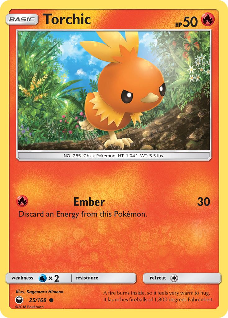 Torchic (25/168) [Sun & Moon: Celestial Storm] | Card Merchant Takapuna