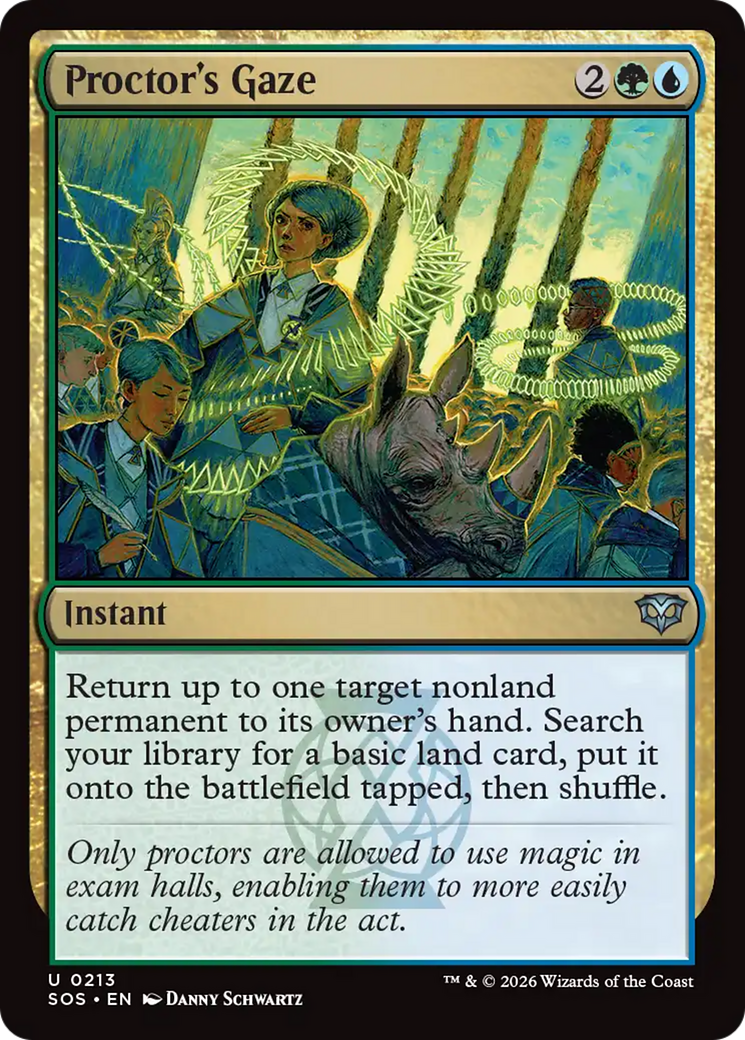 Proctor's Gaze [Secrets of Strixhaven] | Card Merchant Takapuna