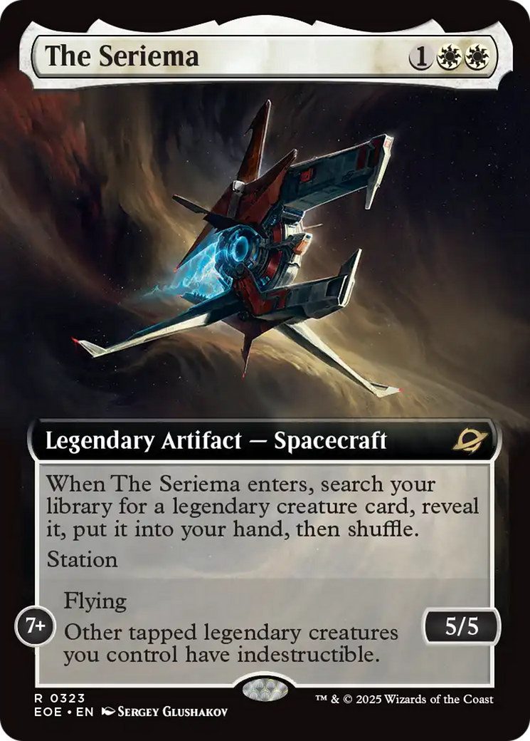 The Seriema (Extended Art) [Edge of Eternities] | Card Merchant Takapuna