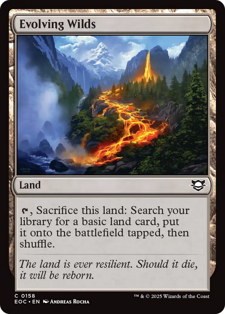 Evolving Wilds [Edge of Eternities Commander] | Card Merchant Takapuna