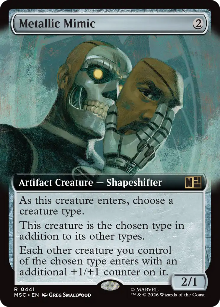 Metallic Mimic (Extended Art) [Marvel Super Heroes Commander] | Card Merchant Takapuna