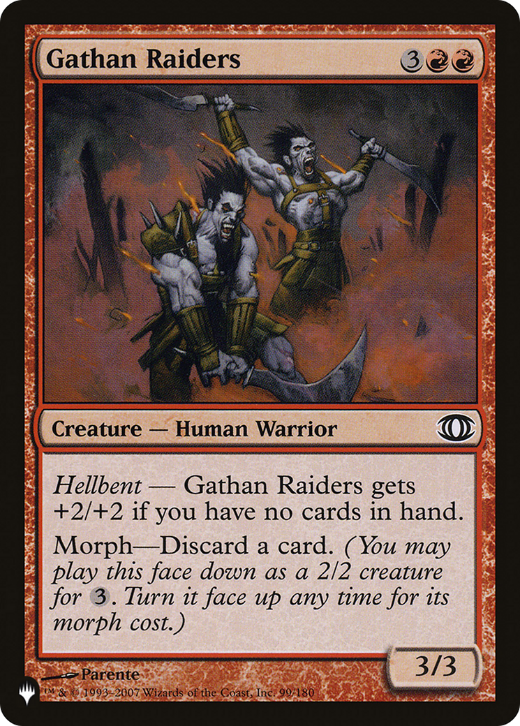 Gathan Raiders [The List] | Card Merchant Takapuna