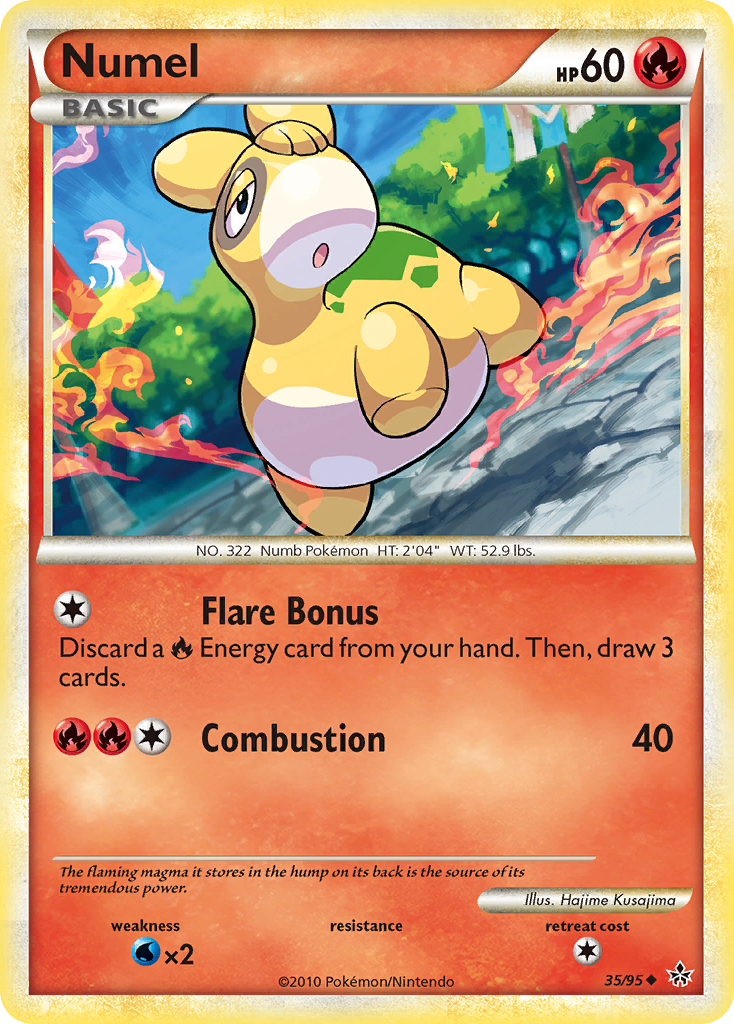 Numel (35/95) [HeartGold & SoulSilver: Unleashed] | Card Merchant Takapuna