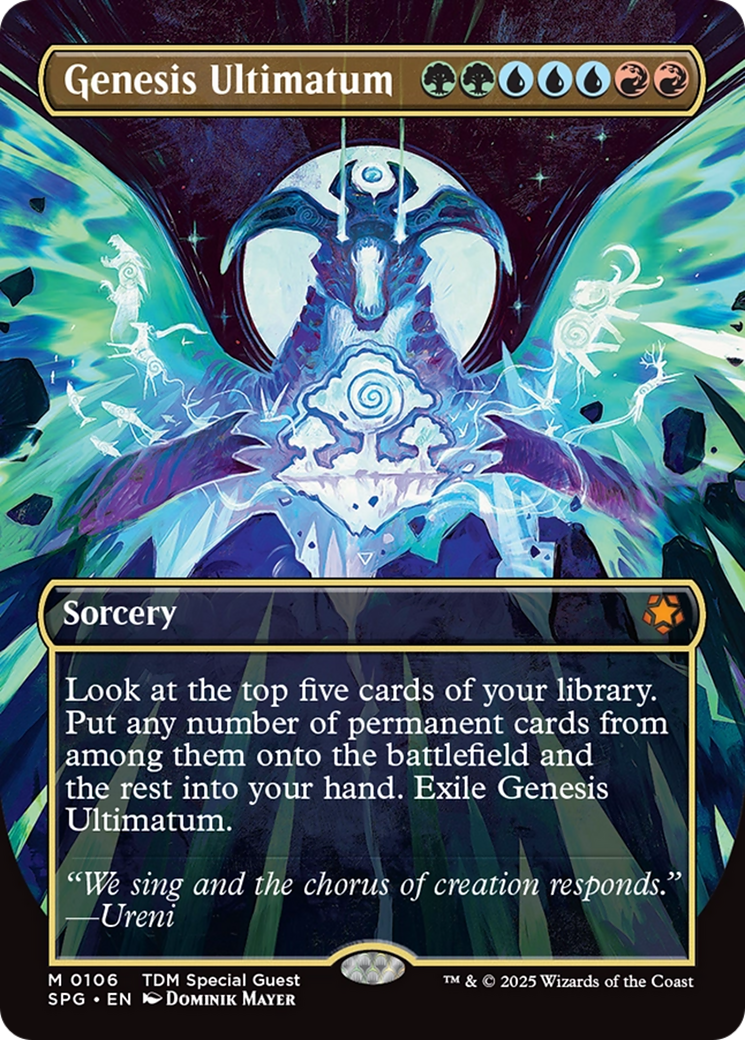 Genesis Ultimatum (Borderless) [Tarkir: Dragonstorm Special Guests] | Card Merchant Takapuna