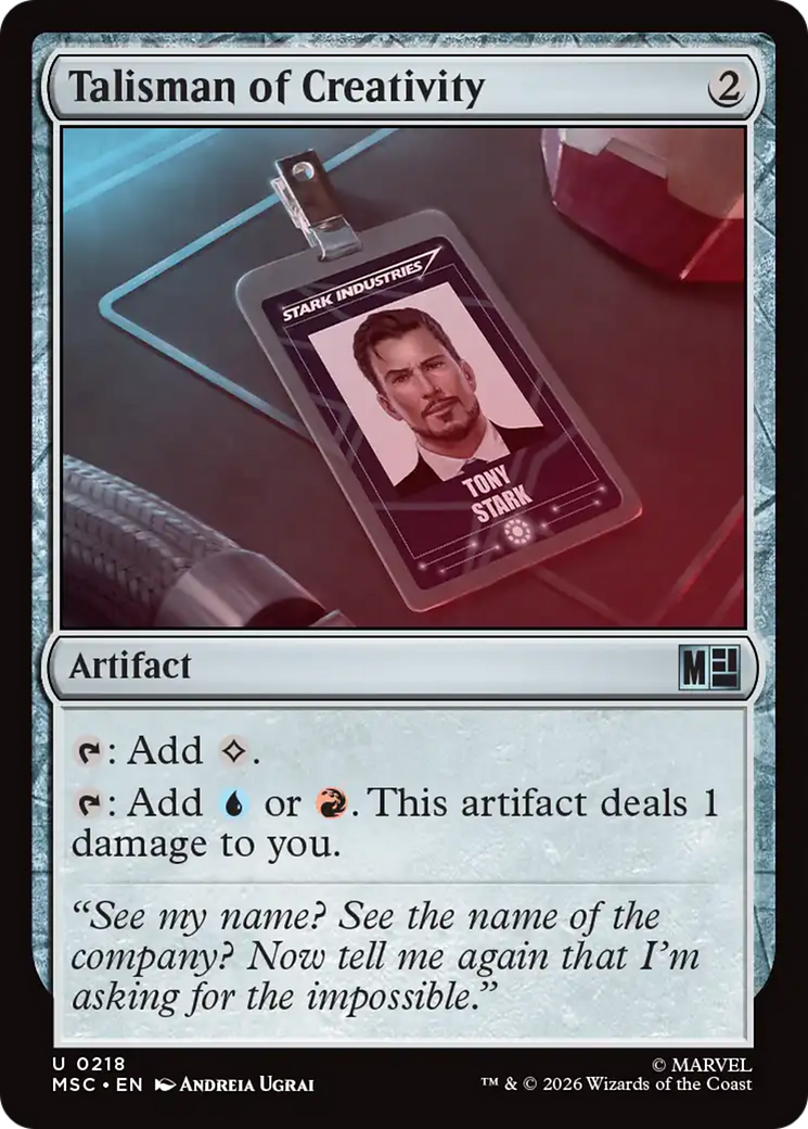 Talisman of Creativity [Marvel Super Heroes Commander] | Card Merchant Takapuna