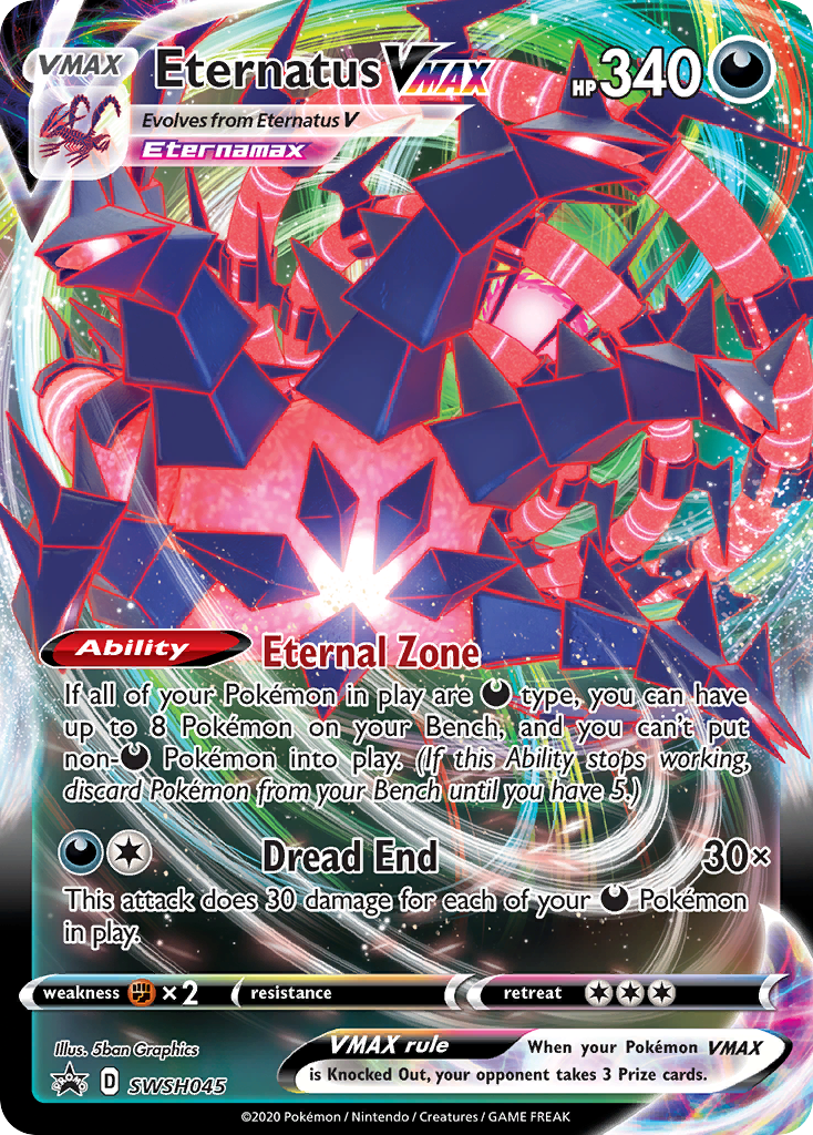 Eternatus VMAX (SWSH045) (Jumbo Card) [Sword & Shield: Black Star Promos] | Card Merchant Takapuna