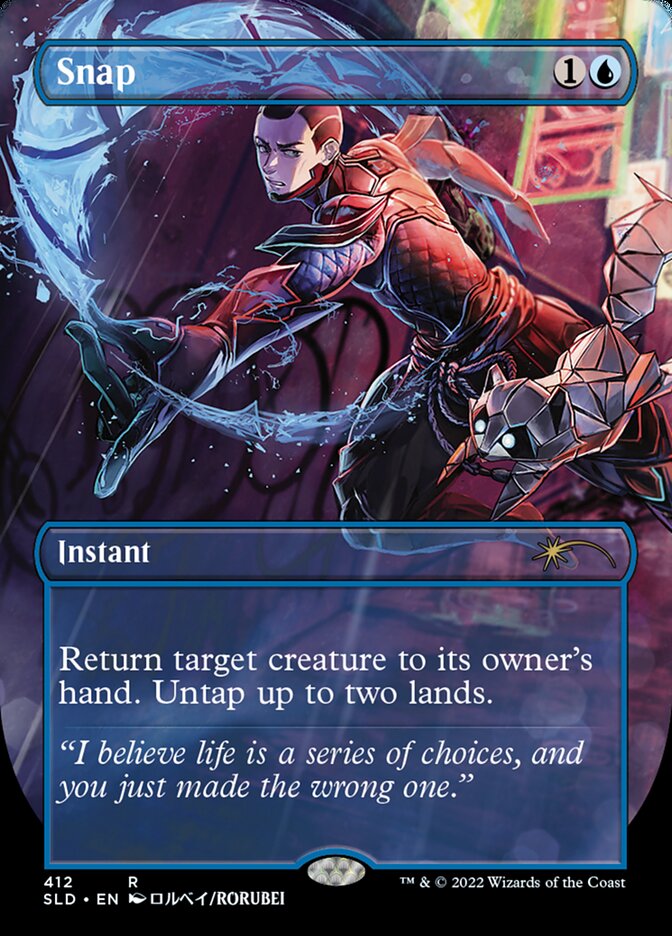 Snap (Borderless) [Secret Lair Drop Series] | Card Merchant Takapuna