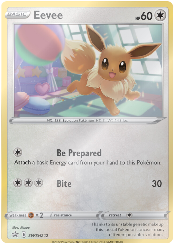 Eevee (SWSH212) [Sword & Shield: Black Star Promos] | Card Merchant Takapuna